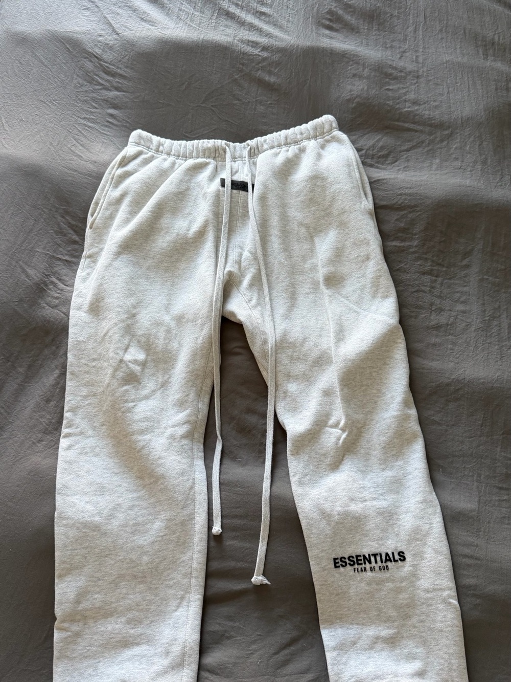 Essentials Light Oatmeal Sweatpants
